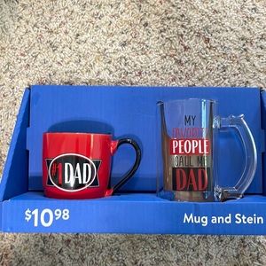 dad mug and stein